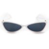 gafas de sol colombianas eye cat, eyecat sunglasses skiems marca colombiana gafas blancas lente negro